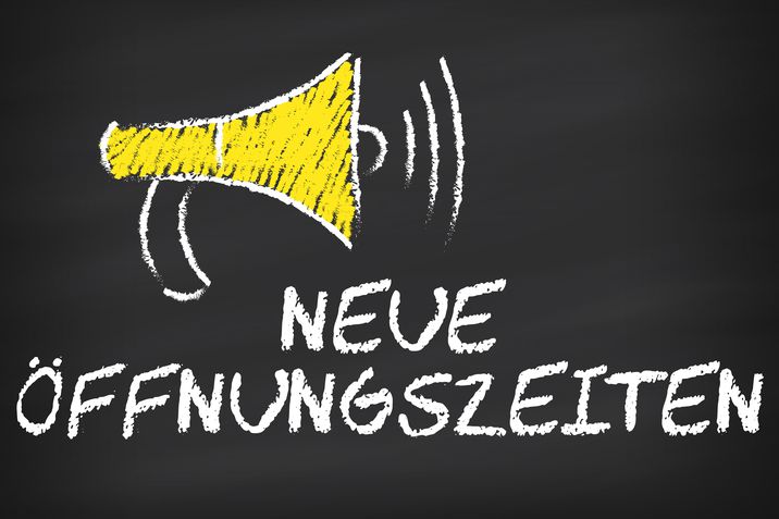 Neue Öffnungszeiten